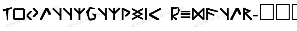 TotallyGlyphic Regular字体转换